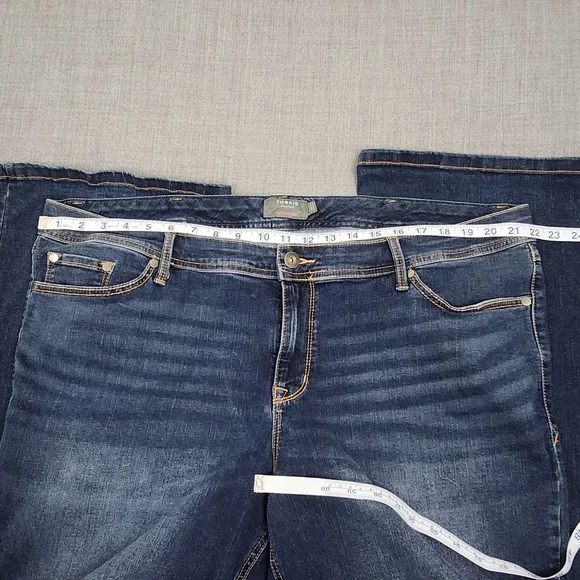 Torrid Luxe Slim Boot Dark Wash Stretch Denim Jeans. 24 Tall - Picture 8 of 12